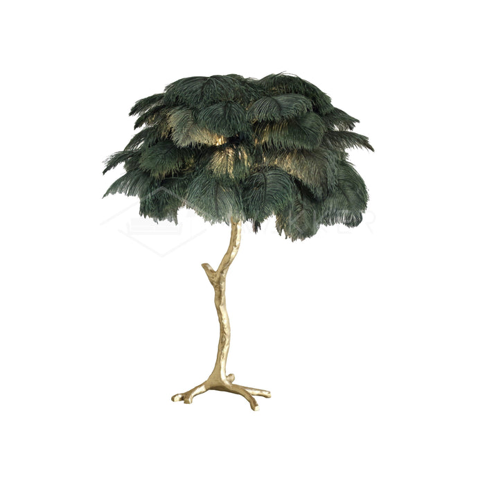 Ostrich Feather Table Lamp - Vakkerlight