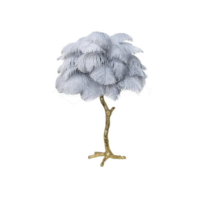 Ostrich Feather Table Lamp - Vakkerlight