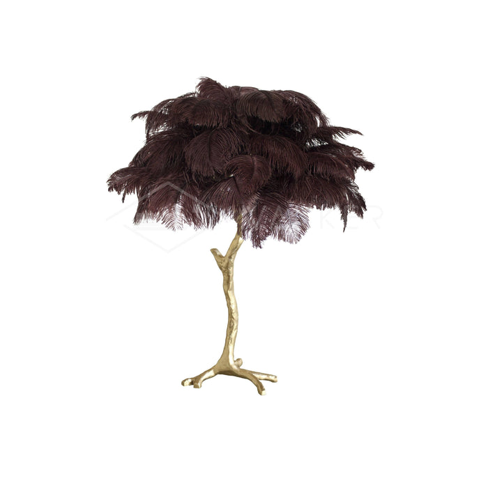 Ostrich Feather Table Lamp - Vakkerlight