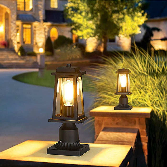 Outdoor Lantern Post Lights-DWHOME