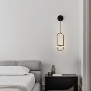 Oval Brass Wall Light-DWHOME
