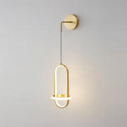 Oval Brass Wall Light-DWHOME