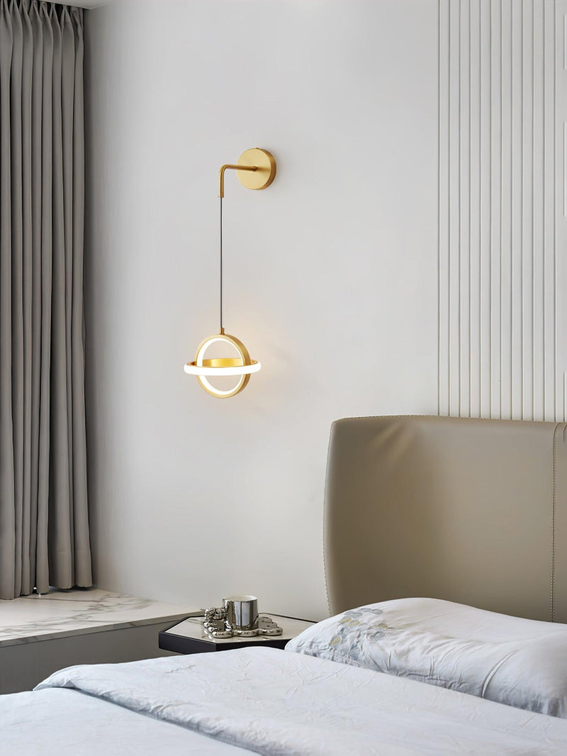 Oval Brass Wall Light-DWHOME