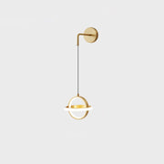 Oval Brass Wall Light-DWHOME