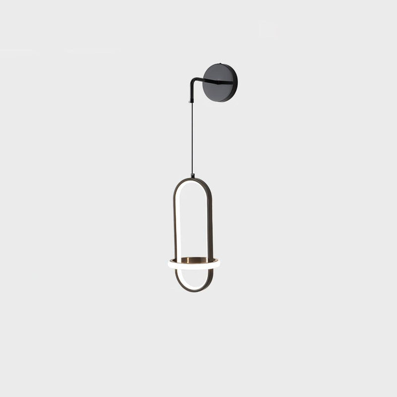Oval Brass Wall Light-DWHOME