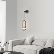 Oval Brass Wall Light-DWHOME