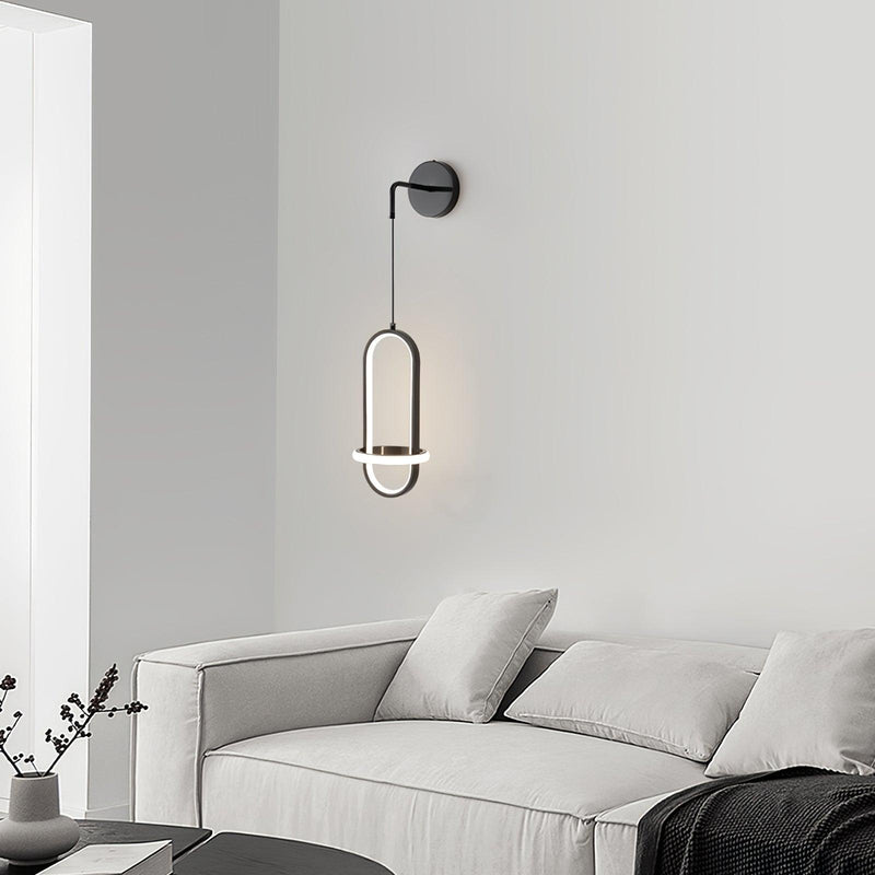 Oval Brass Wall Light-DWHOME