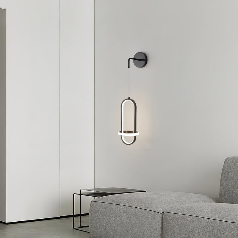 Oval Brass Wall Light-DWHOME