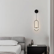 Oval Brass Wall Light-DWHOME