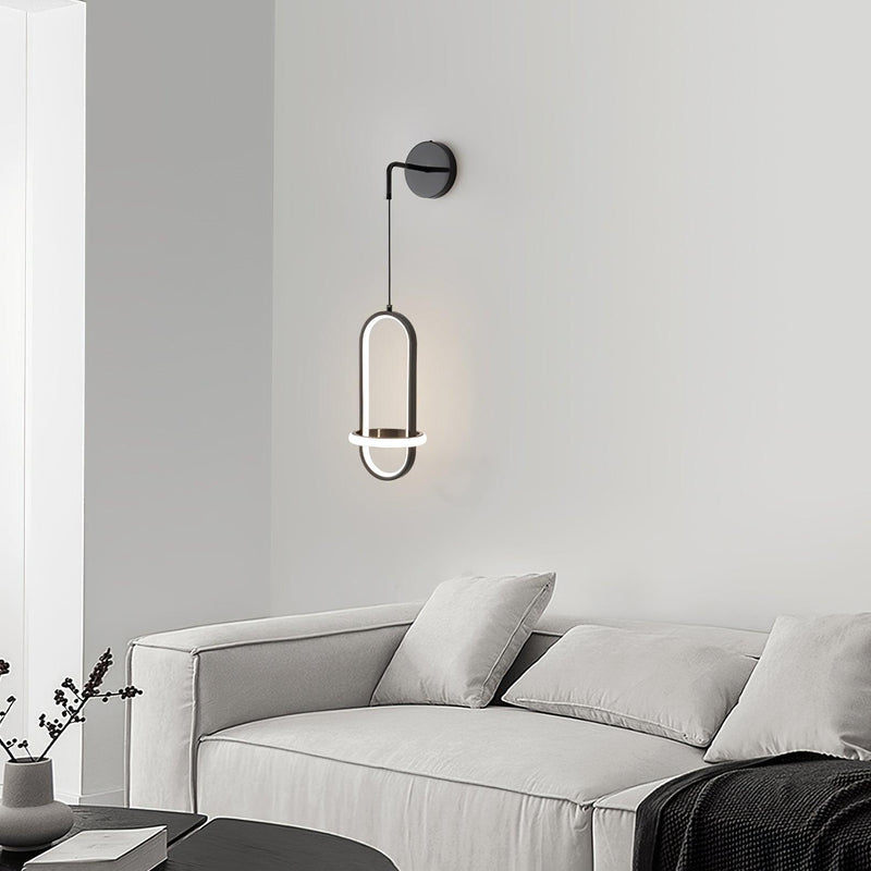 Oval Brass Wall Light-DWHOME