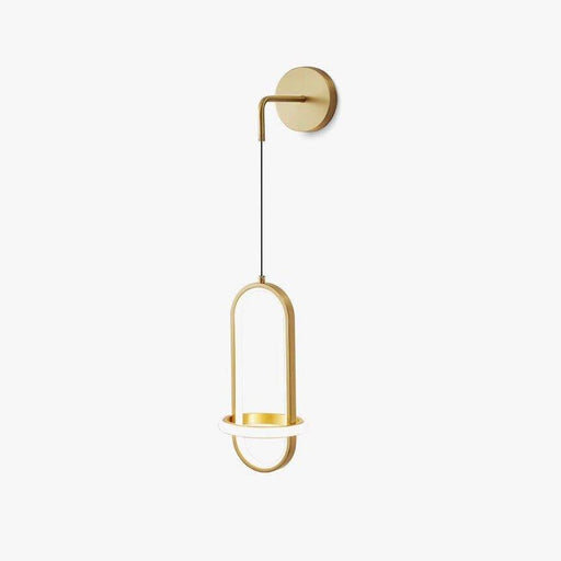 Oval Brass Wall Light - DWHOME