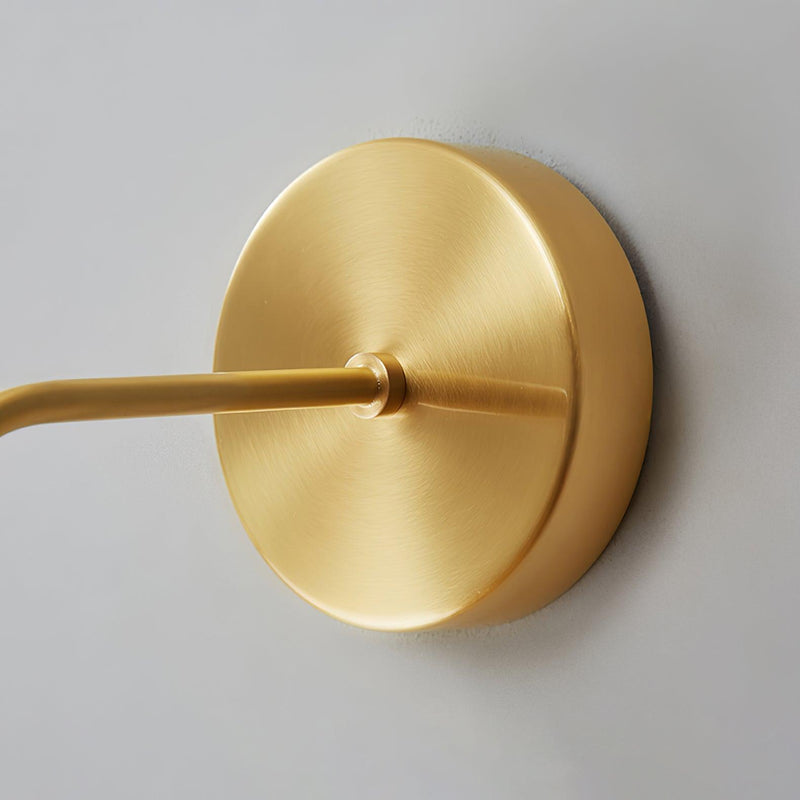 Oval LED Brass Wall Lamp-DWHOME