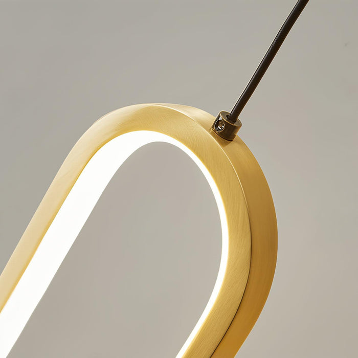 Oval LED Brass Wall Lamp - DWHOME