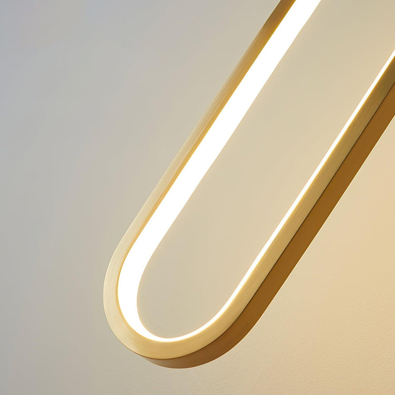 Oval LED Brass Wall Lamp-DWHOME