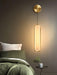 Oval LED Brass Wall Lamp.