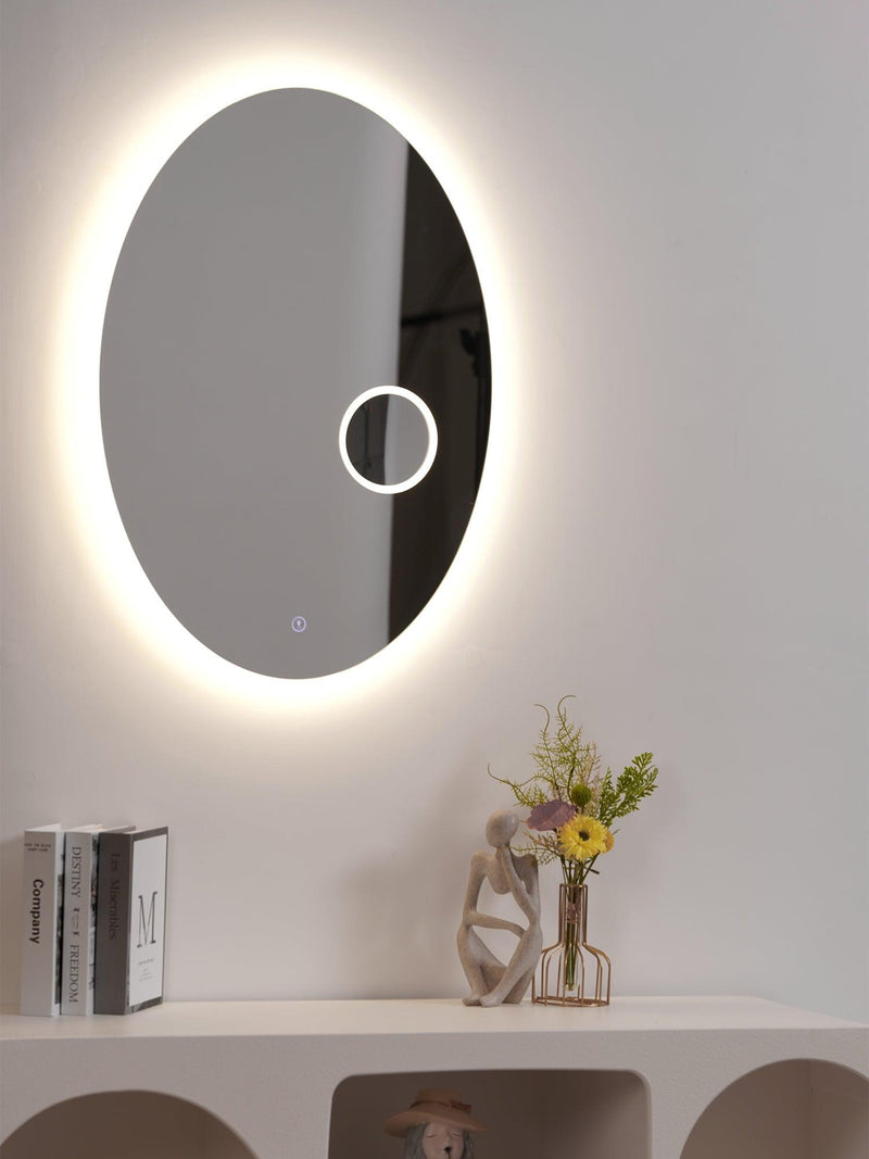 Oval Mirror Light-DWHOME