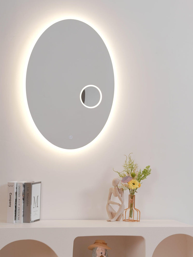 Oval Mirror Light-DWHOME
