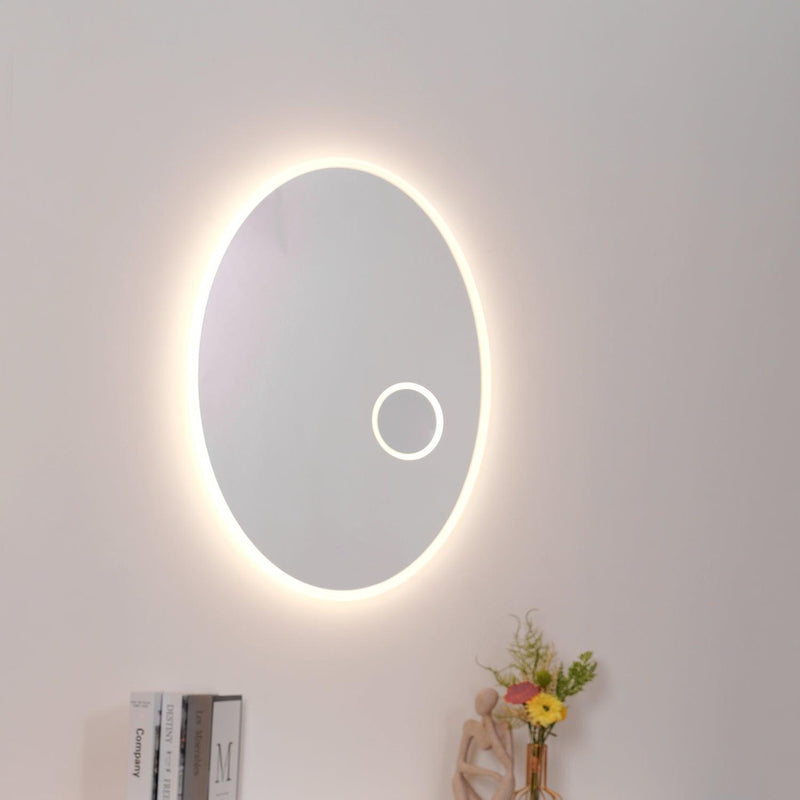 Oval Mirror Light-DWHOME