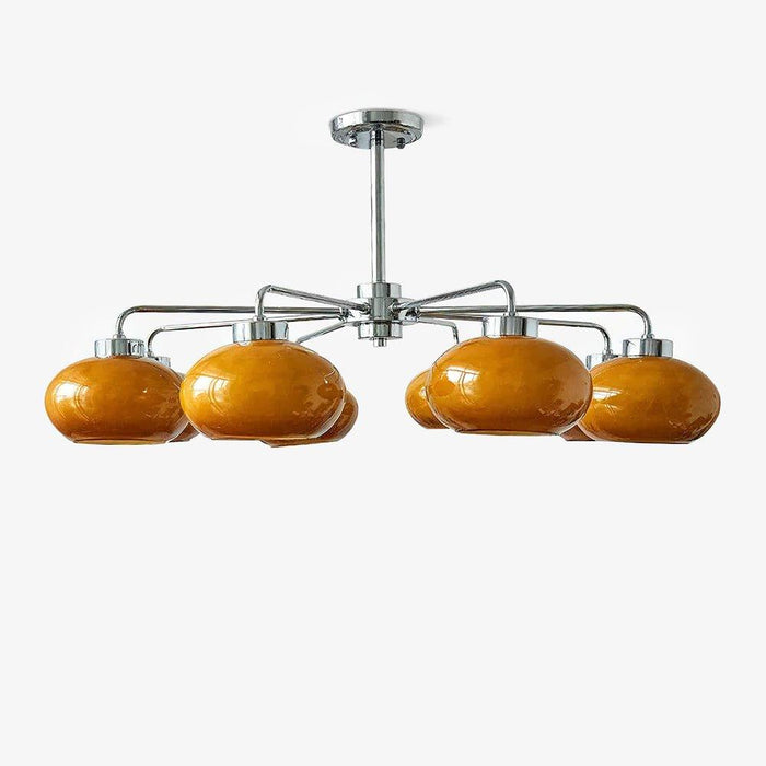 Oval Persimmon Chandelier-DWHOME