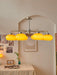 Oval Persimmon Chandelier-DWHOME