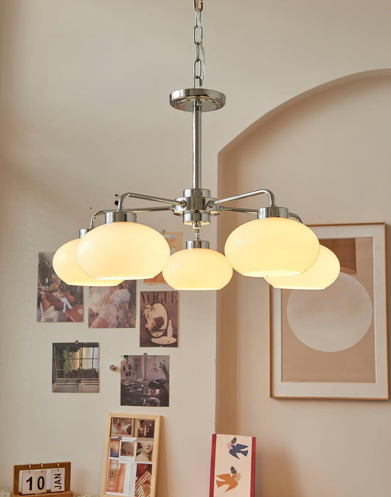 Oval Persimmon Chandelier-DWHOME