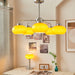 Oval Persimmon Chandelier-DWHOME