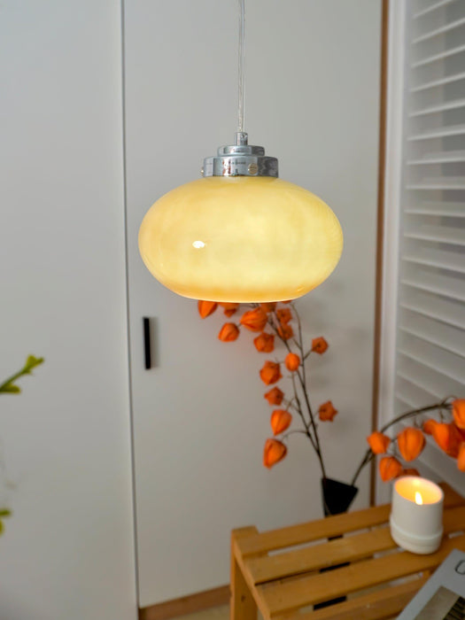 Oval Persimmon Pendant Light-DWHOME