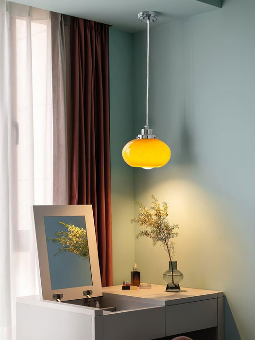 Oval Persimmon Pendant Light-DWHOME