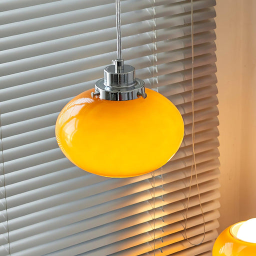 Oval Persimmon Pendant Light.