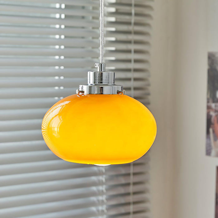 Oval Persimmon Pendant Light-DWHOME