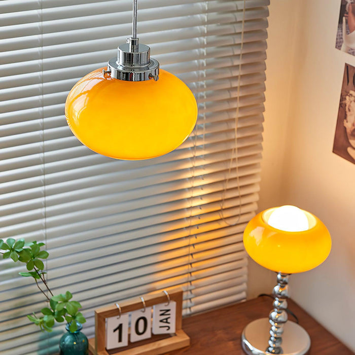Oval Persimmon Pendant Light-DWHOME
