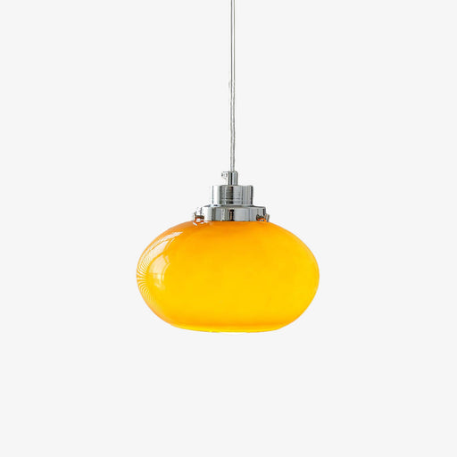 Oval Persimmon Pendant Light.