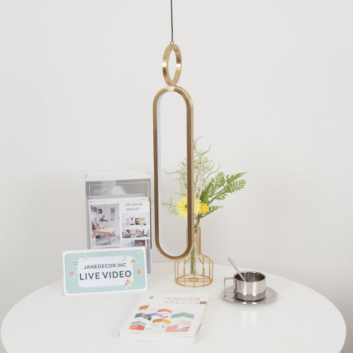 Oval Rings Pendant Light