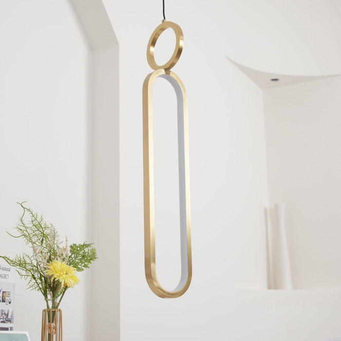 Oval Rings Pendant Light-DWHOME