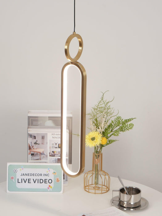 Oval Rings Pendant Light-DWHOME