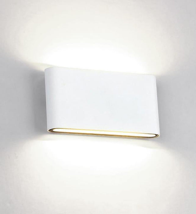 Ovalka Sleek and Slim Outdoor Wall Lamp.