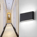 Ovalka Sleek and Slim Outdoor Wall Lamp.