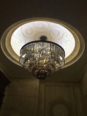 Paciencia Luxury Glam Crystal Islands Chandelier Light-DWHOME