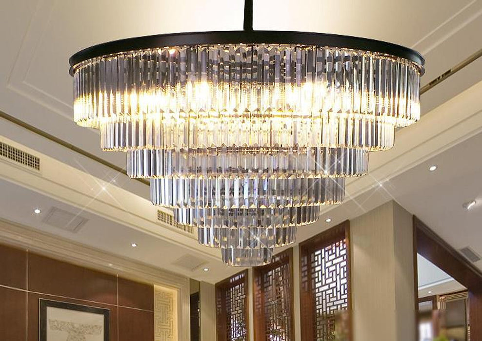 Lustre Paciencia Luxe Glamour aux Îlots de Cristal - DWHOME