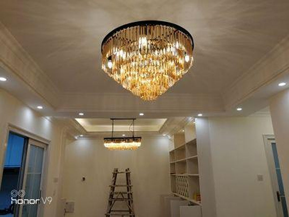 Lustre Luxe Glam aux Îlots de Cristal Paciencia - DWHOME