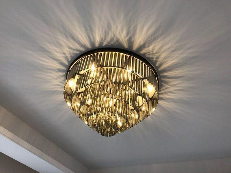 Paciencia Luxury Glam Crystal Islands Chandelier Light-DWHOME