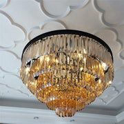 Paciencia Luxury Glam Crystal Islands Chandelier Light-DWHOME