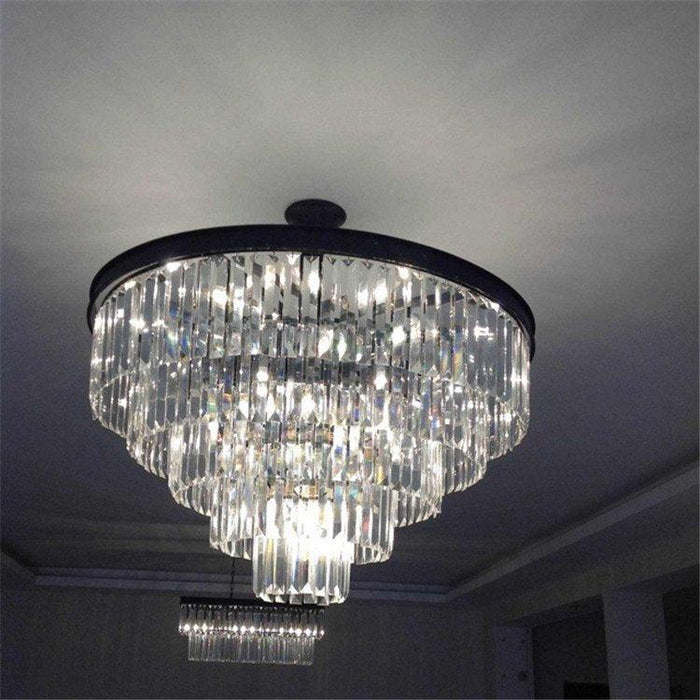 Paciencia Luxury Glam Crystal Islands Chandelier Light.