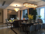 Paciencia Luxury Glam Crystal Islands Chandelier Light-DWHOME