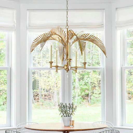 Palm Frond Chandelier-DWHOME