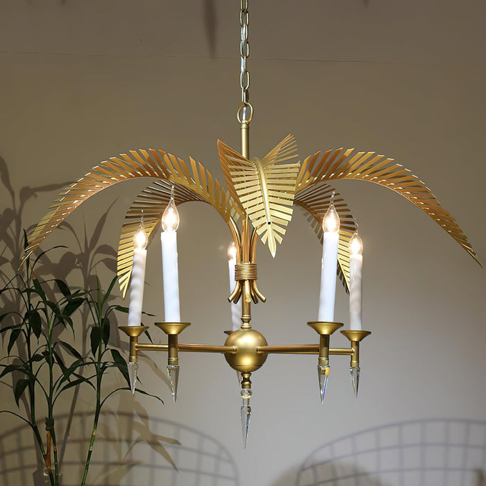Palm Frond Chandelier-DWHOME