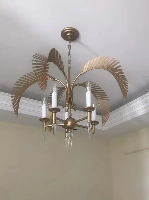 Palm Frond Chandelier-DWHOME