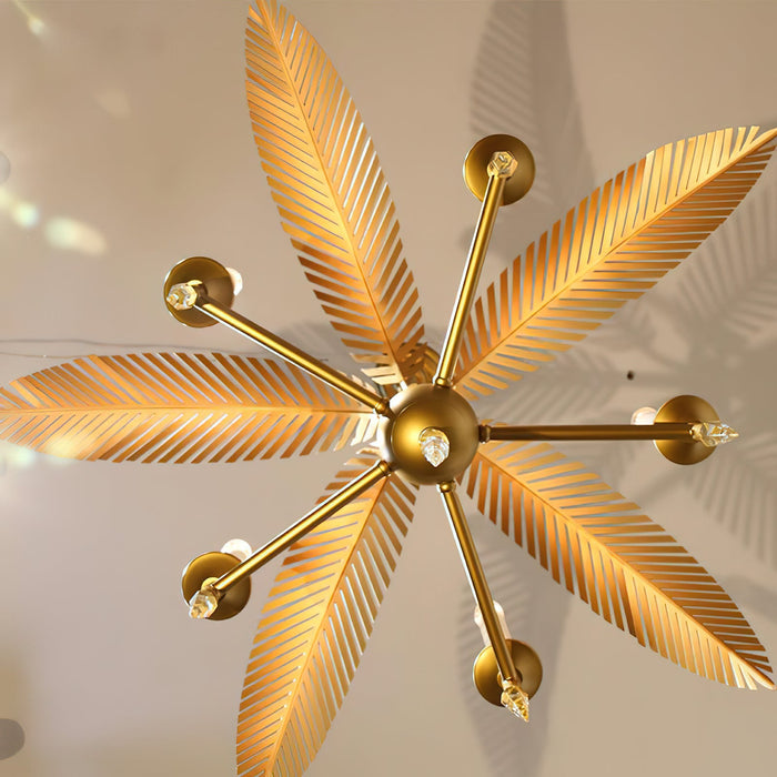 Palm Frond Chandelier-DWHOME