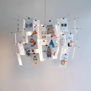 Chandelier en papier-DWHOME