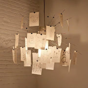 Chandelier en papier-DWHOME